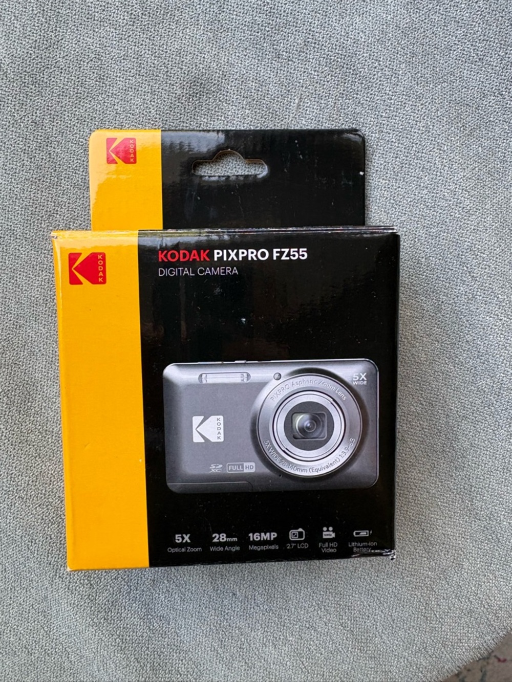 New Kodak digital camera, maroon
